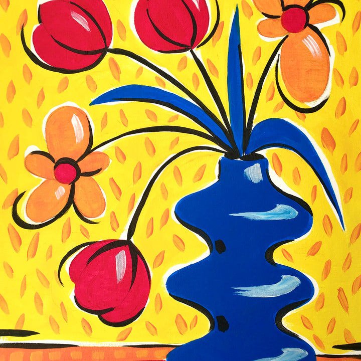 POP Flowers in a Vase