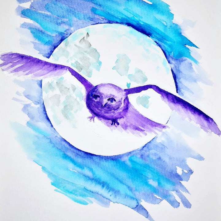 Ruru and the Moon