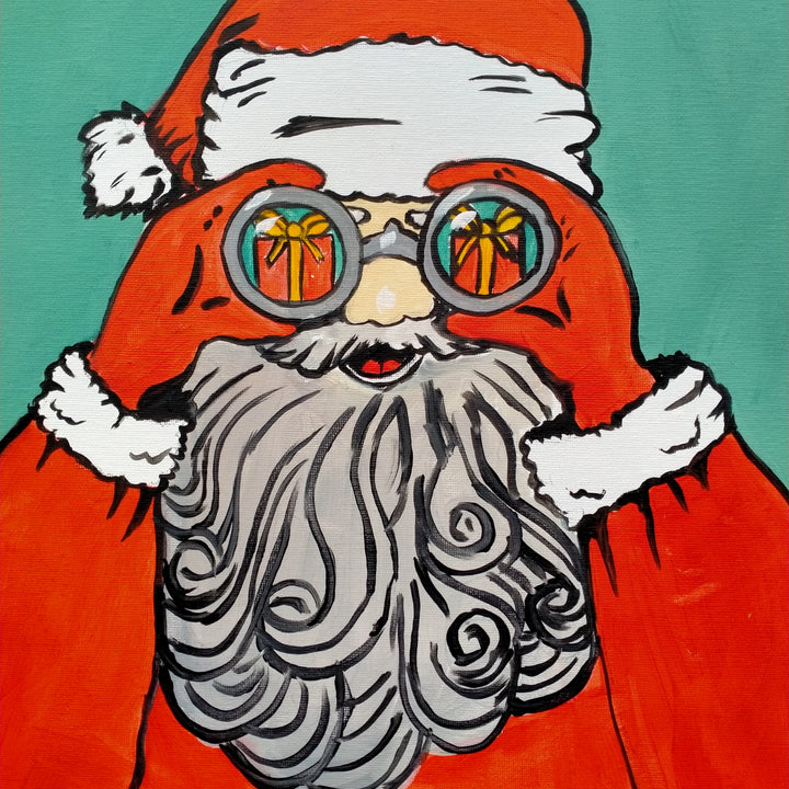 POP Art Santa