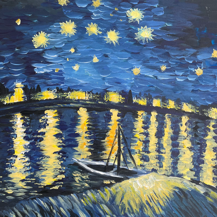 Starry Night over the Rhone (Vincent van Gogh)
