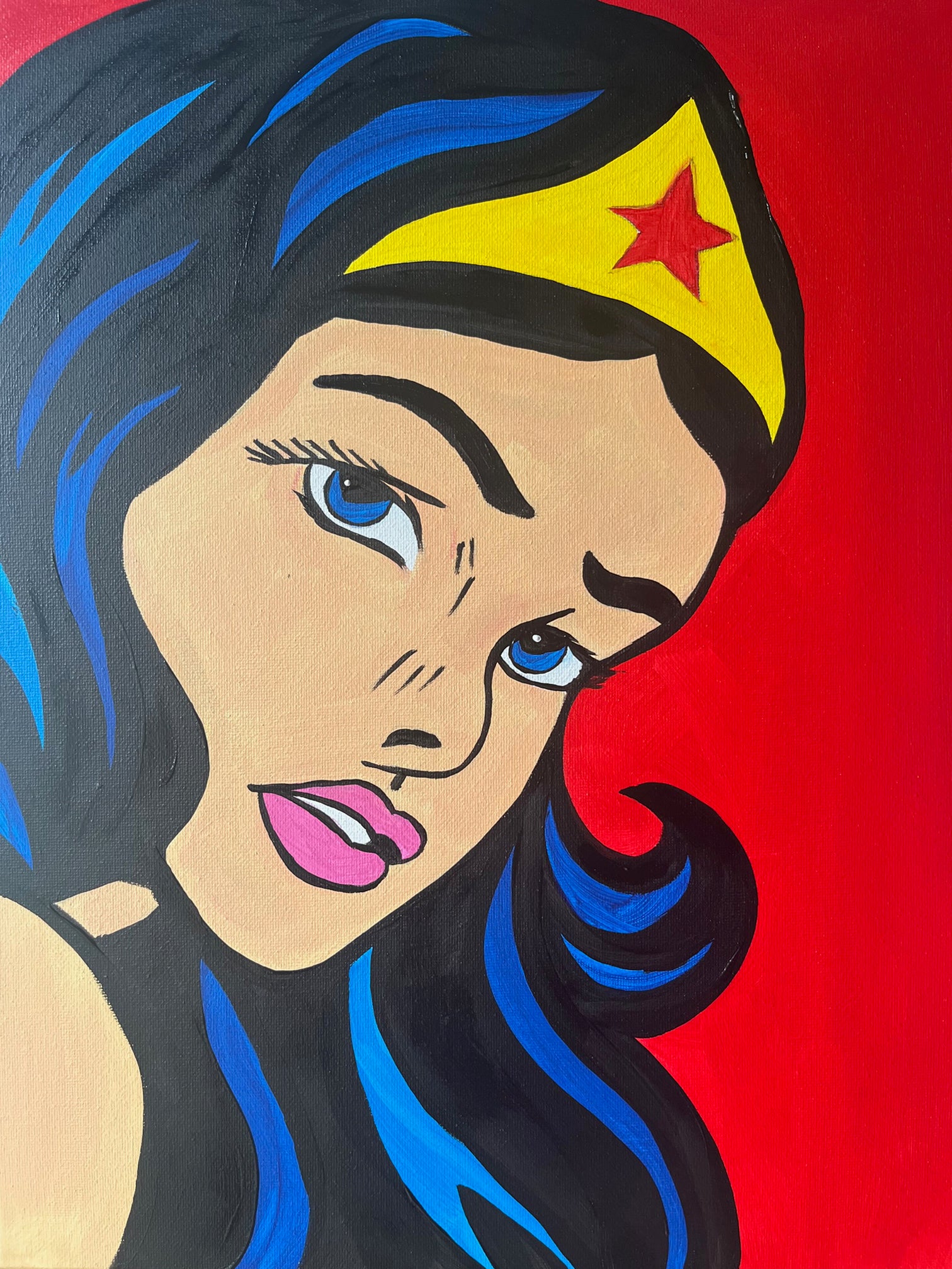 Learn To Paint W W Super Hero POP Art Paintvine learn-to-paint-w-w-super-hero-pop-art-paintvine