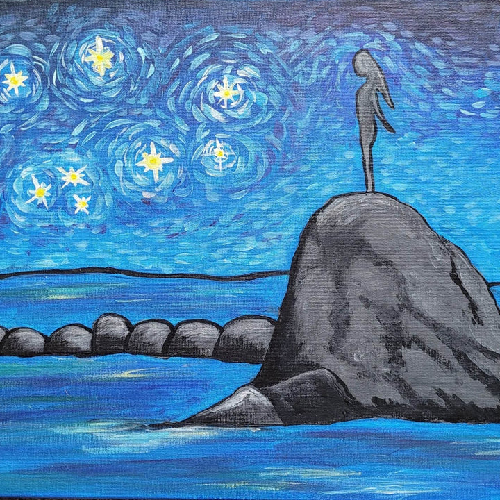 Matariki Lady on the Rock