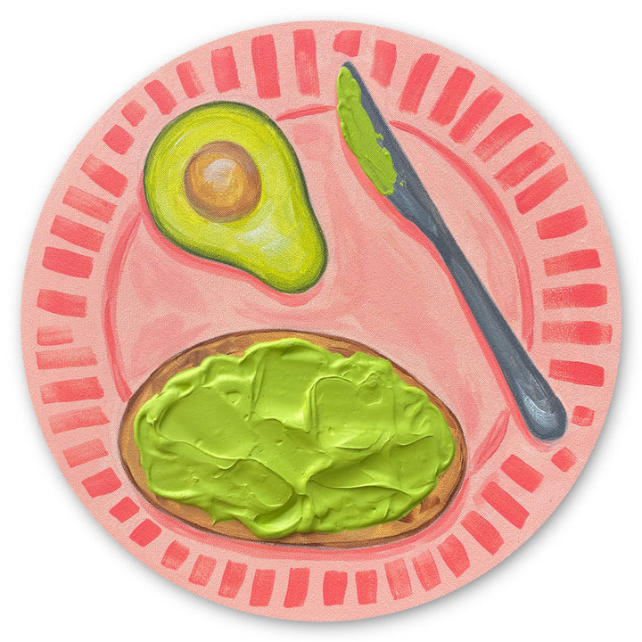Textured Art: Avocado Toast