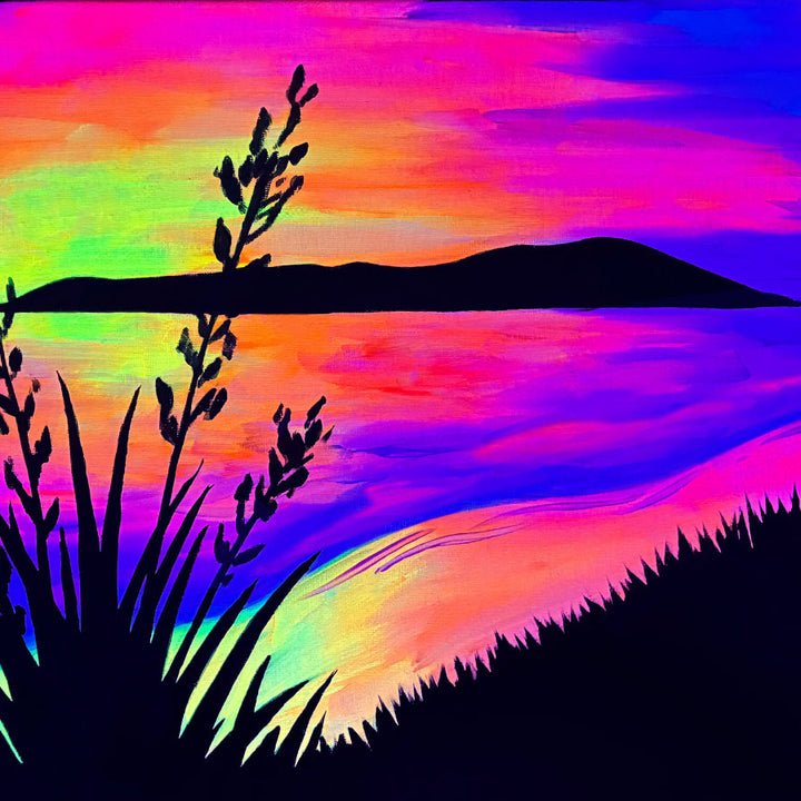 Glow Sunset on the Beach