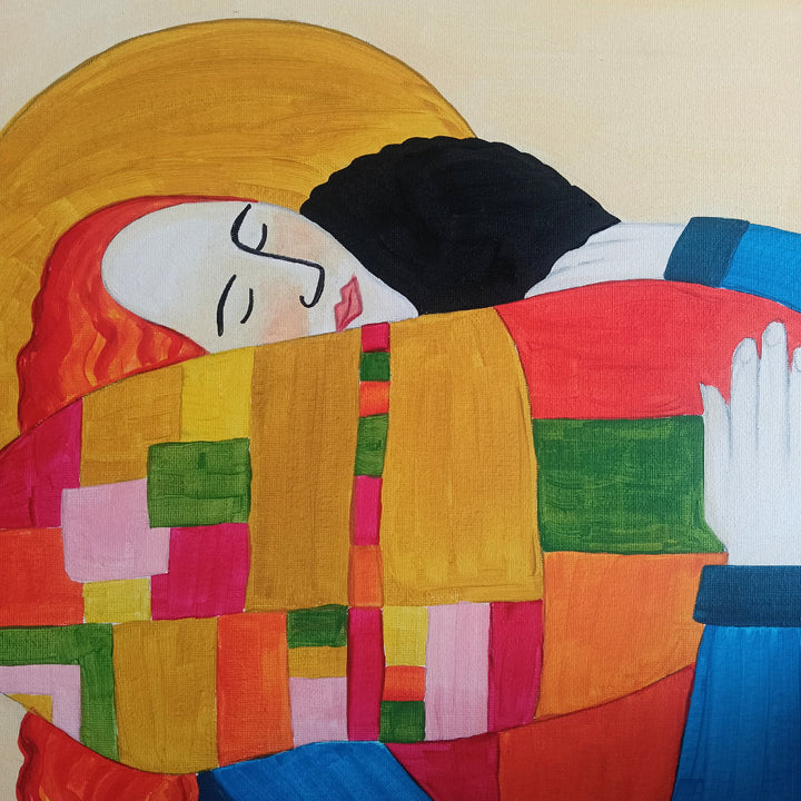 Klimt Inspired Embrace