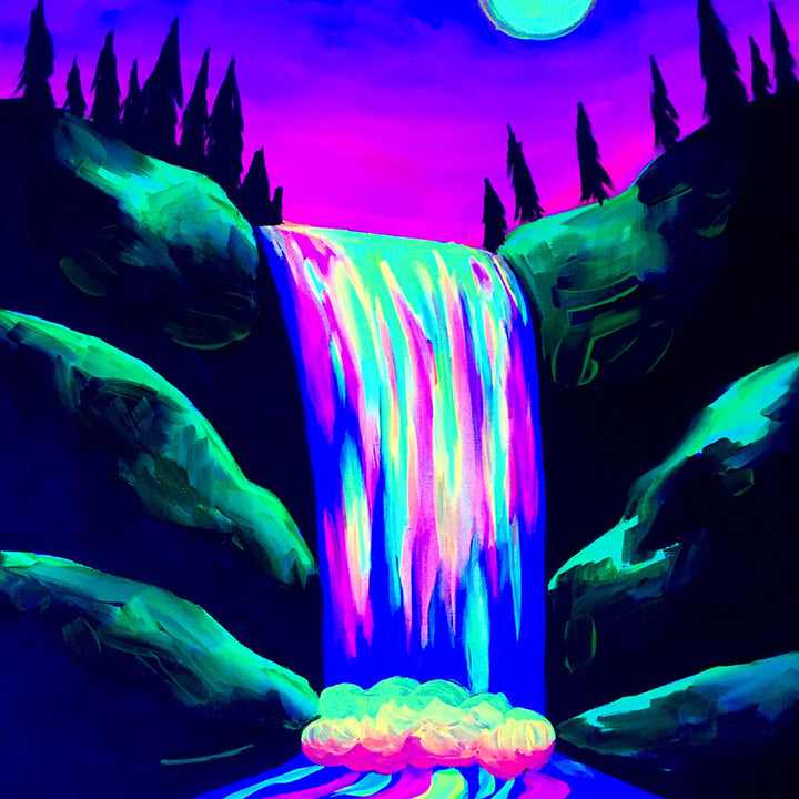 Luminescent Waterfall