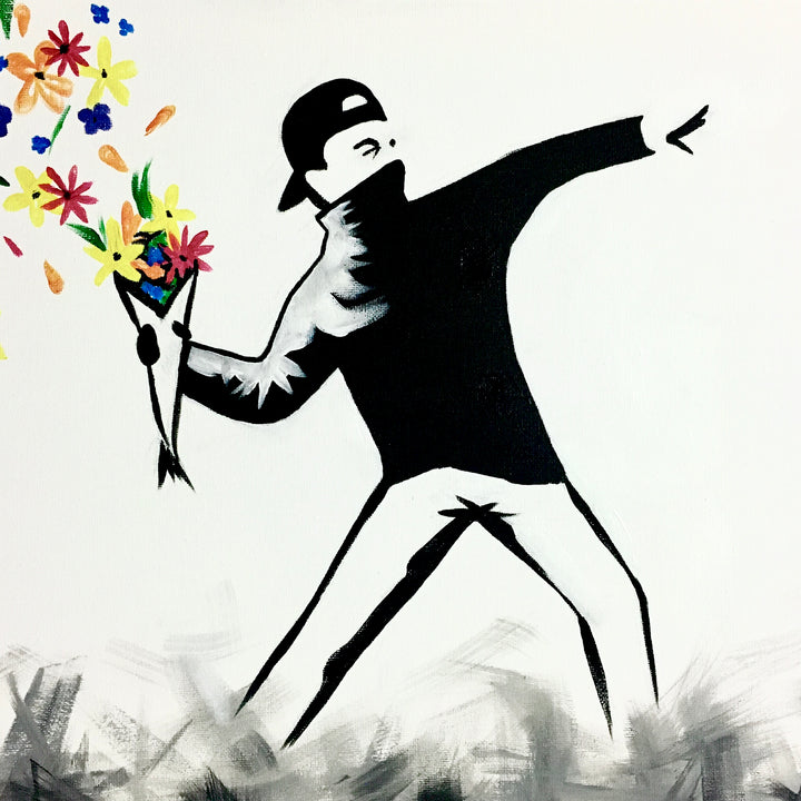 Banksy's Flower Thrower