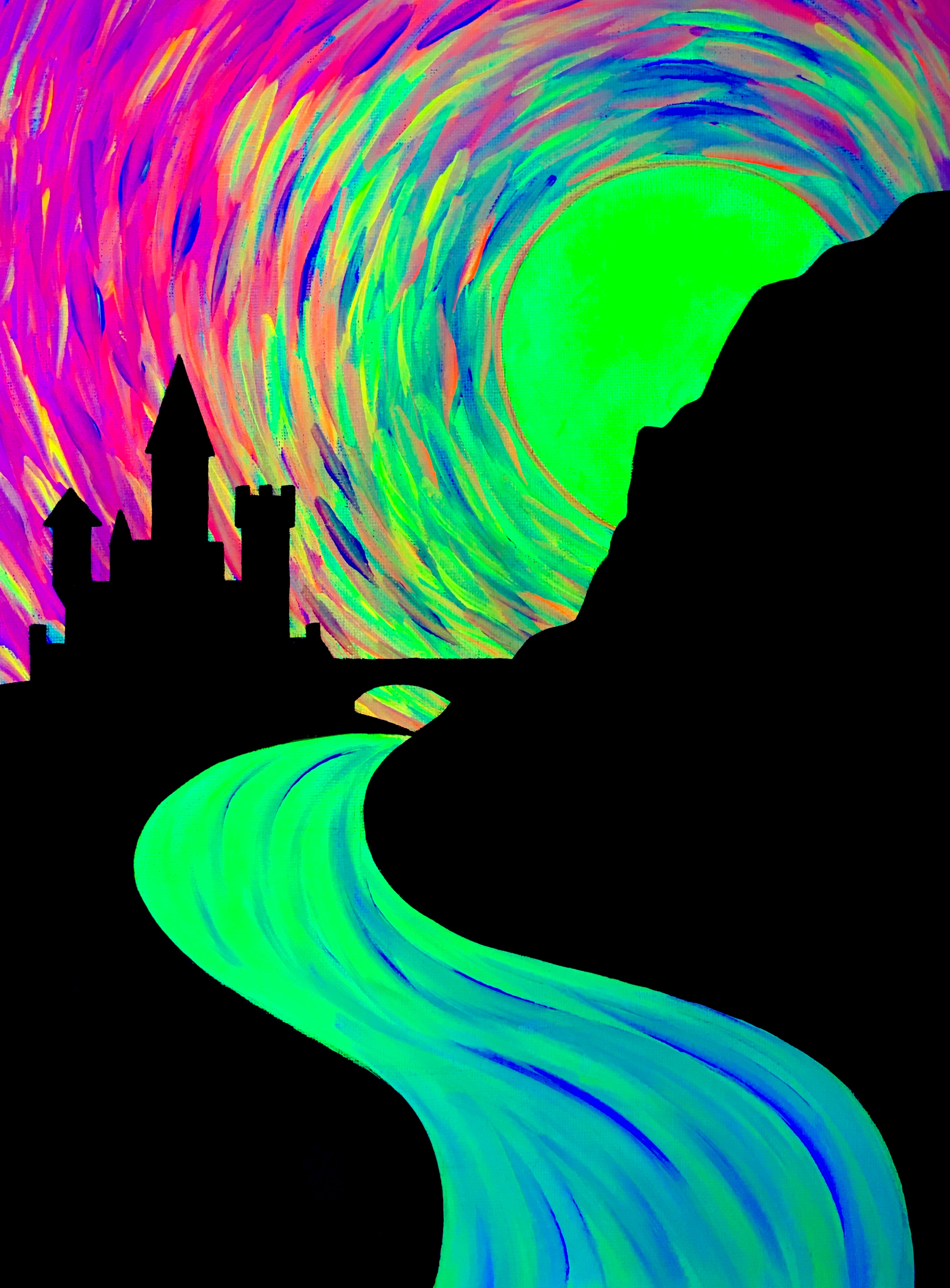 Trippy Abstract Painting