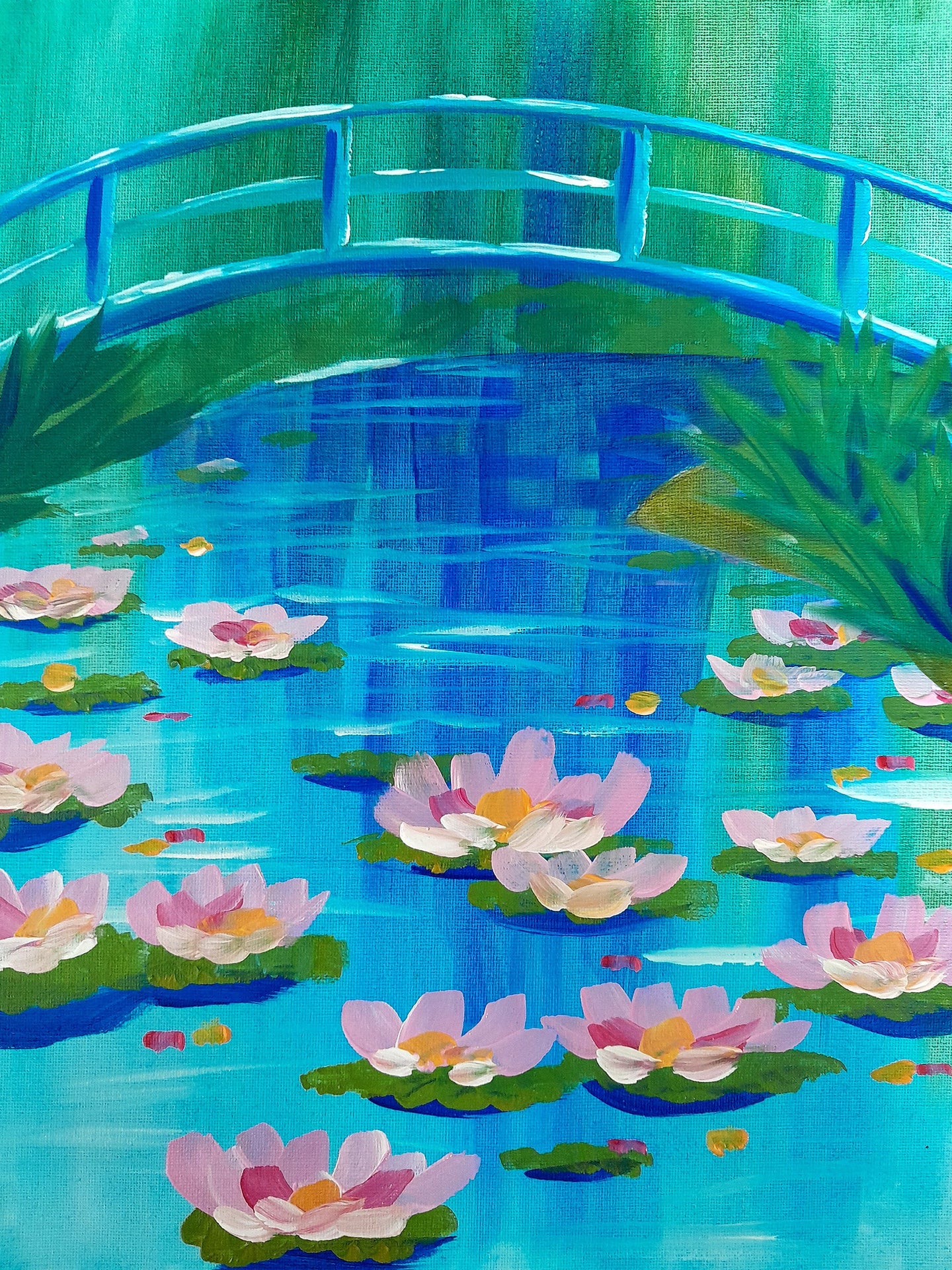Learn To Paint Water Lilies Monet Inspired Paintvine learn-to-paint-water-lilies-monet-inspired-paintvine