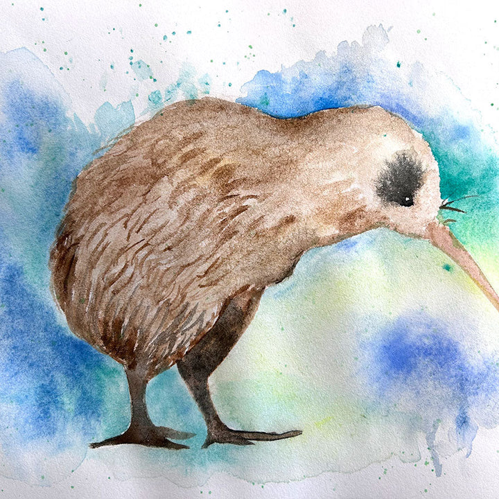 Watercolour Kiwi