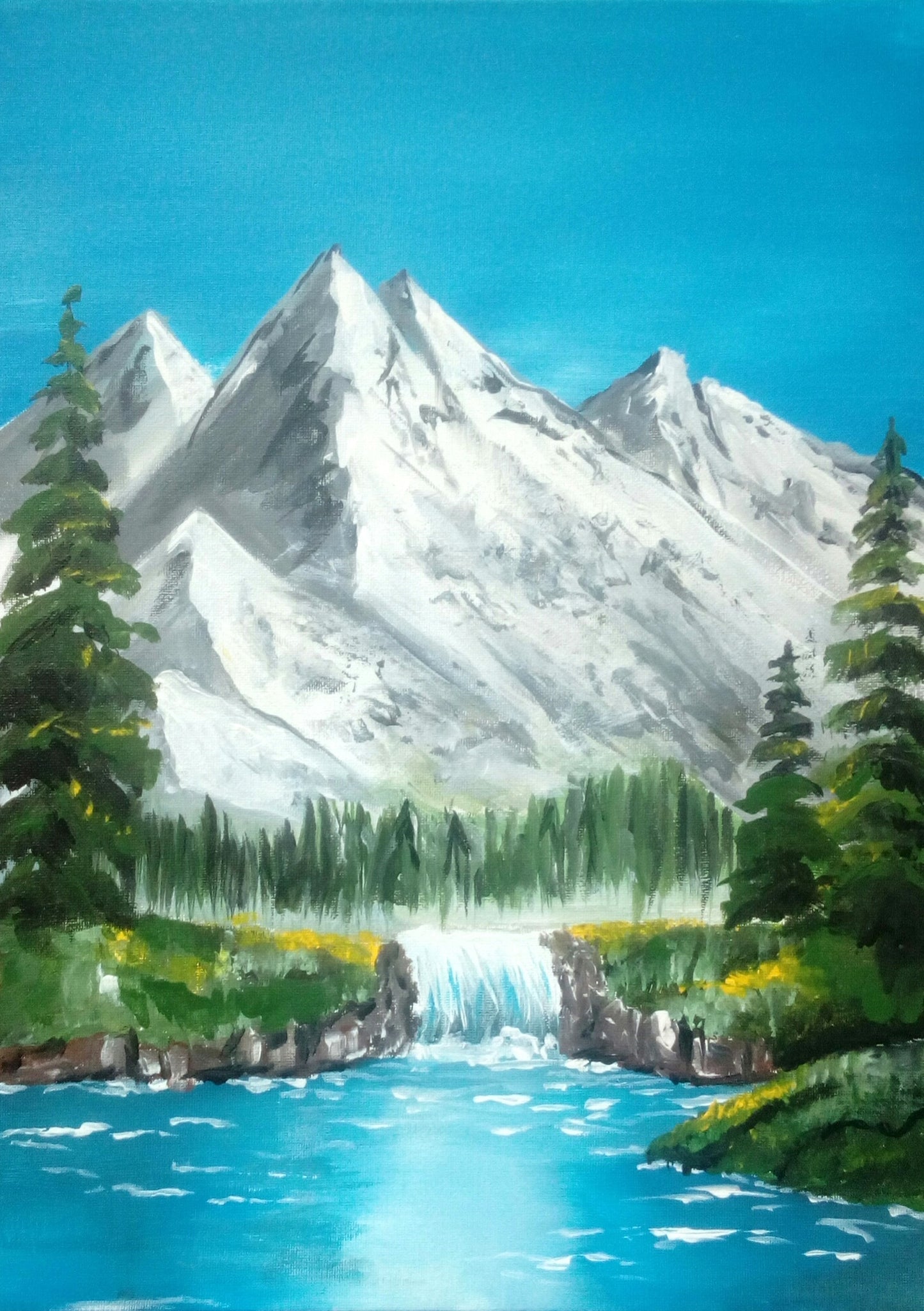Snowy Mountains (Bob Ross Inspired) | 24/06/2026 - Lone Star, Whangarei