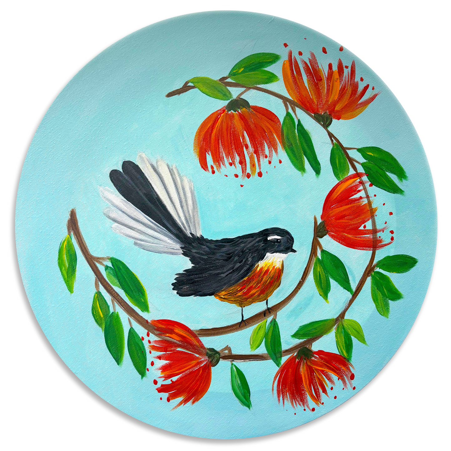 Fantail Wreath (circular canvas) | 12/12/2024 - Millennium Hotel Rotorua