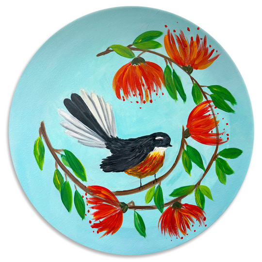 Fantail Wreath (circular canvas) | 12/12/2024 - Millennium Hotel Rotorua