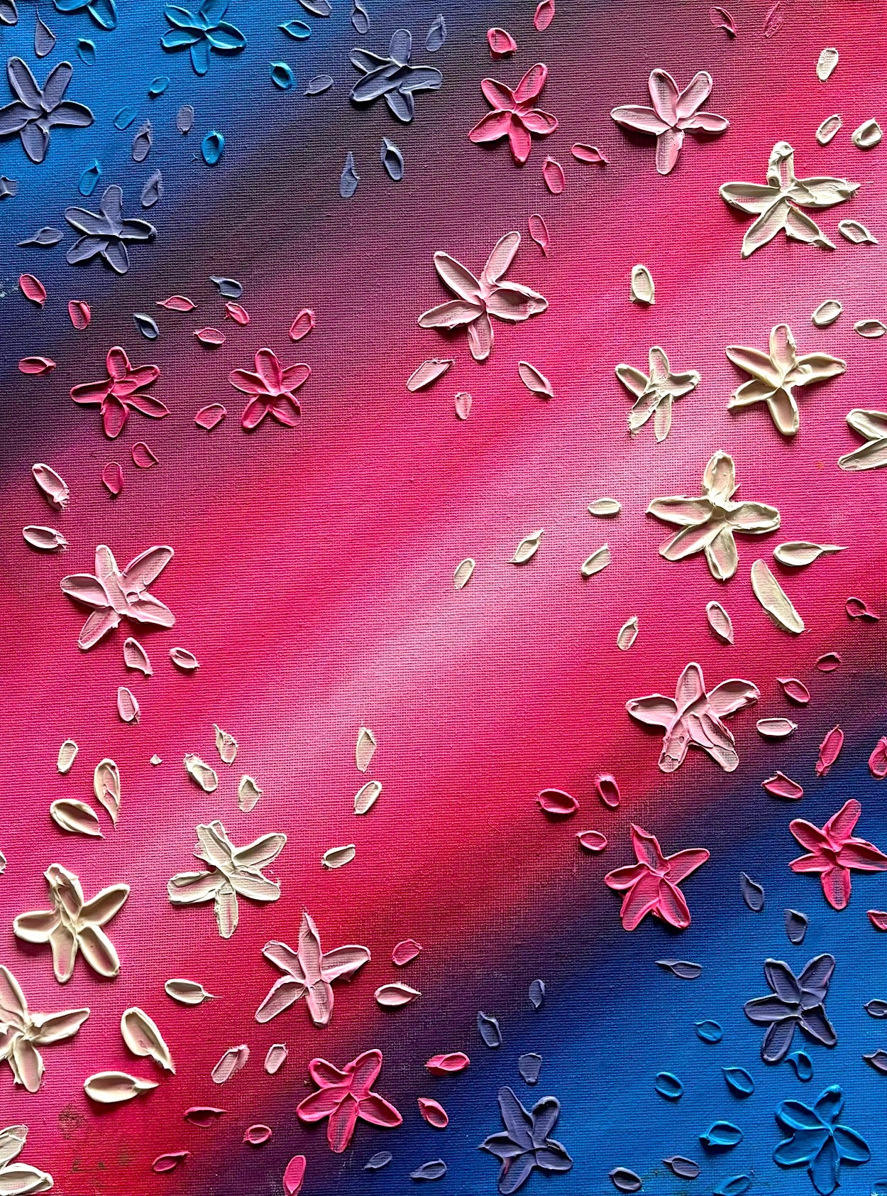 Buy Tickets to 'Floating Blossoms' Textured Art and Wine Event in