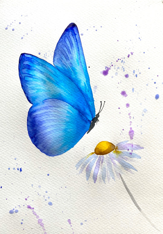 Watercolour Midnight Butterfly | 25/09/2024 - Rosanna’s Garden Bar