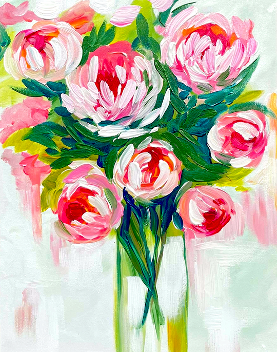 Peony Bouquet | 28/08/2025 - Mercer Landing Kitchen & Bar, North Waikato