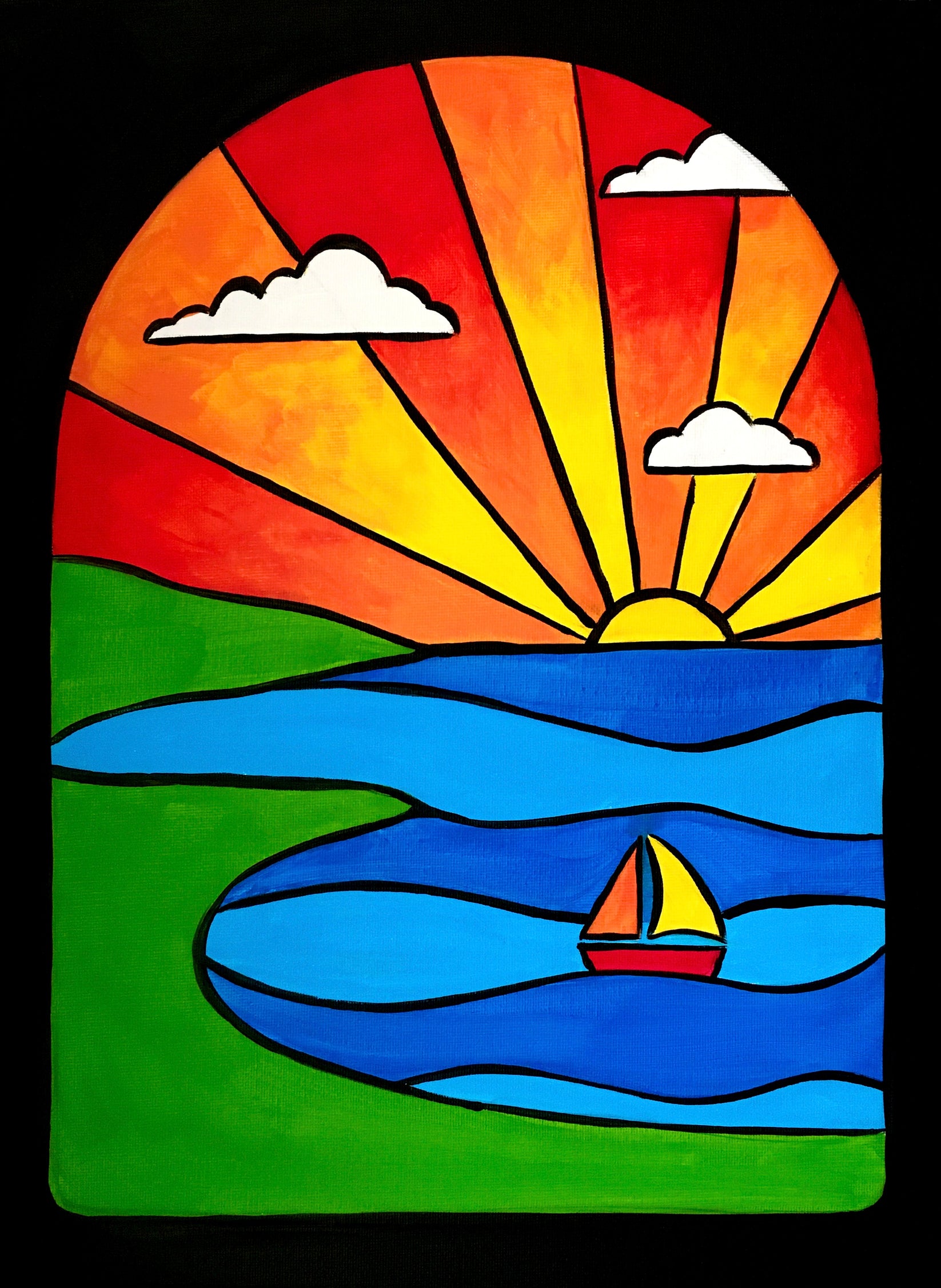 Buy Tickets to 'Through the Stained Glass Window' Paint and Wine Event