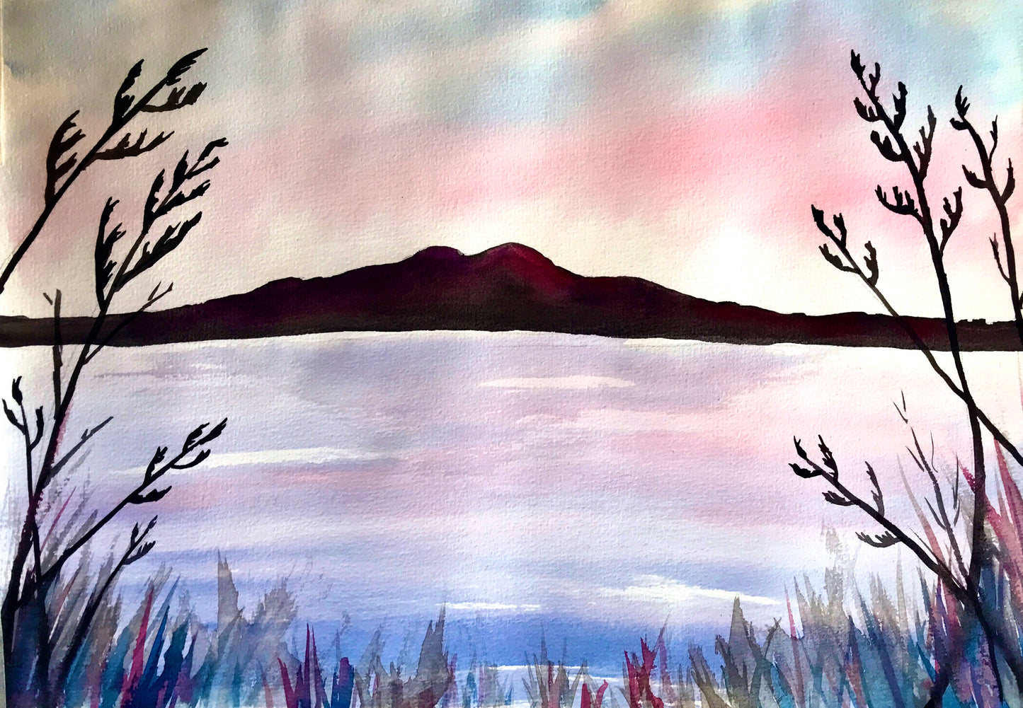 Watercolour Rangitoto Sunrise | 30/04/2026 - Longroom, Auckland